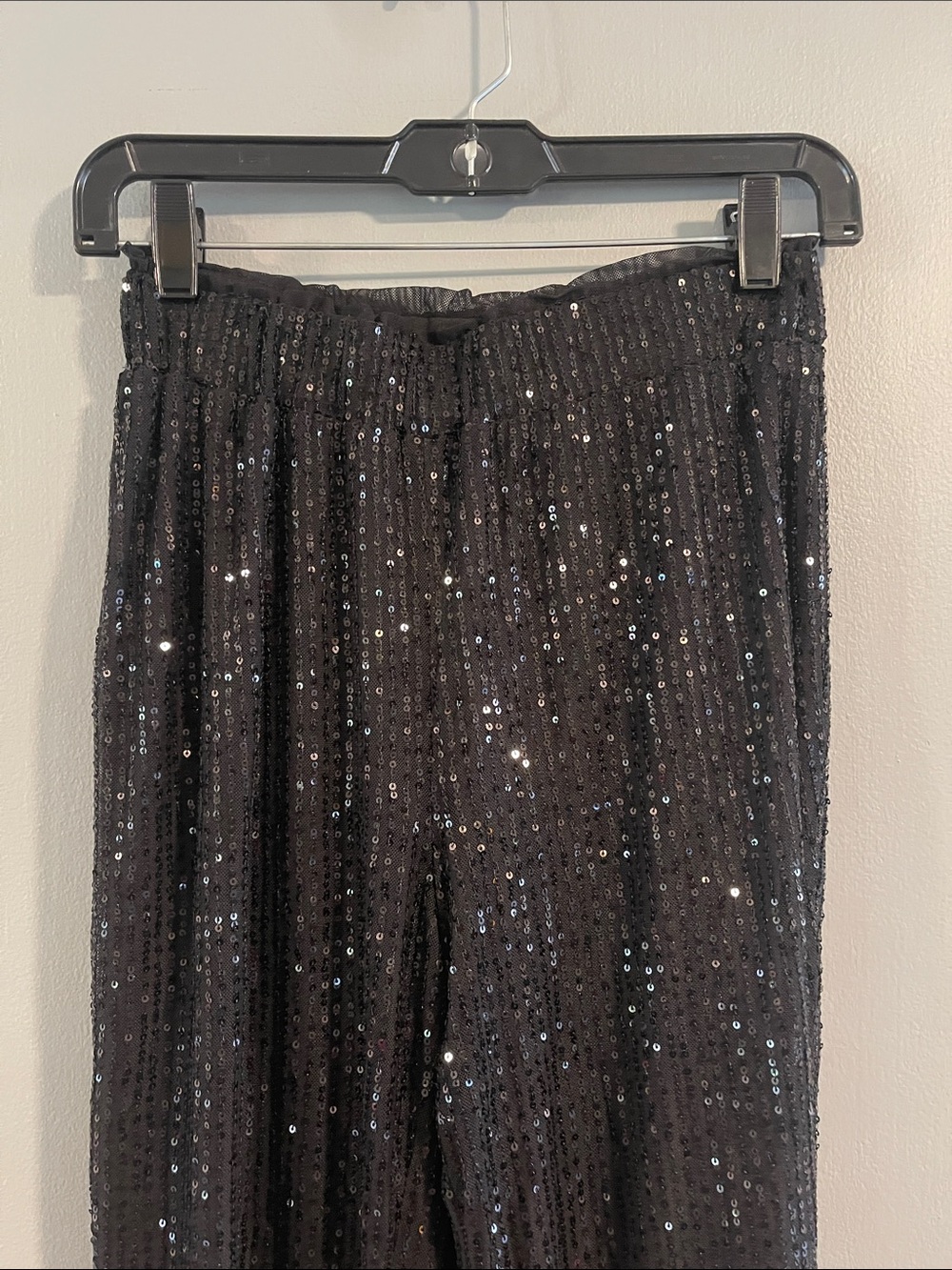 Industry‎ Black Sequin Jogger Pants size xs - Picture 2 of 7